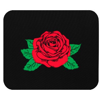 Discover Red Rose Flower Aesthetic Soft Grunge Punk E Mouse Pads