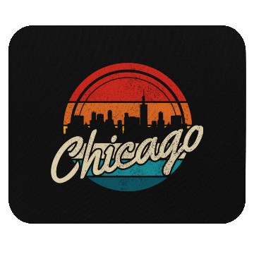Discover Chicago Skyline Illinois Pride Mouse Pads
