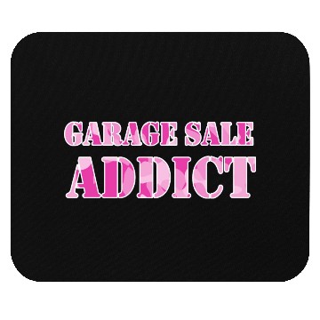 Discover Garage Sale Addict pink camo Mouse Pads