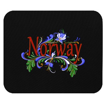 Discover Norwegian Rosemaling Norway Folk Mouse Pads