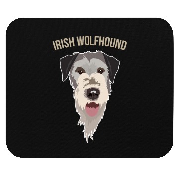 Discover Cute Animals Irish Wolfhound Dog Lover Gift Idea Mouse Pads