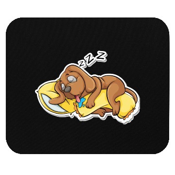 Discover Cute Dog Sleeping Mouse Pads