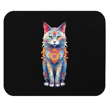 Discover Cat Mandala Mouse Pads