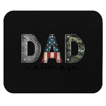 Discover Dad I love you Mouse Pads