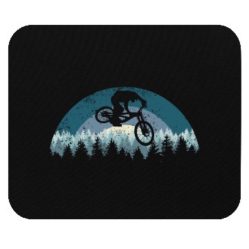 Discover Mountain Bike Retro Mouse Pads