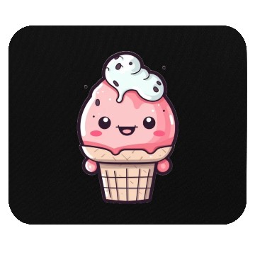 Discover Embrace the Sweetness of our Cute Soft Ice Cream Mouse Pads