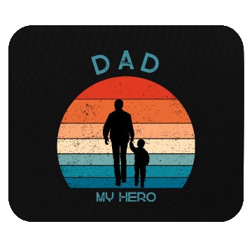Discover DAD MY HERO - boy Mouse Pads