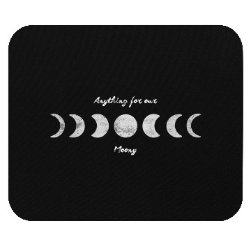Discover Anything For Our Moony Moon Phases Mouse Pads