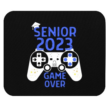 Discover Class Of 2023 Senior Video Game Over School Gamer Mouse Pads