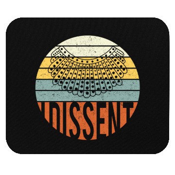 Discover I Dissent Quote Mouse Pads