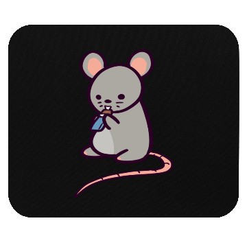 Discover Cute Rat Candy Bar Mouse Pads