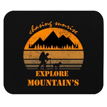 Discover Chasing Sunrise Explore Mountain Mouse Pads