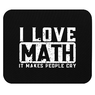 Discover Funny Math Teacher I Love Math Mouse Pads