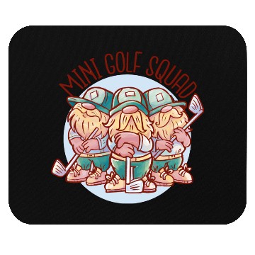 Discover Mini Golf Gnomes Mouse Pads