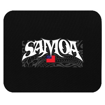 Discover Samoa Flag Samoan For Polynesian Tribal Islander Mouse Pads
