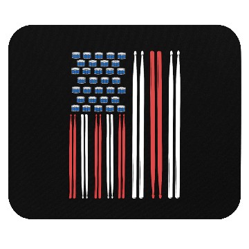 Discover Drum Sticks Drummer Drumming Percussion Mouse Pads