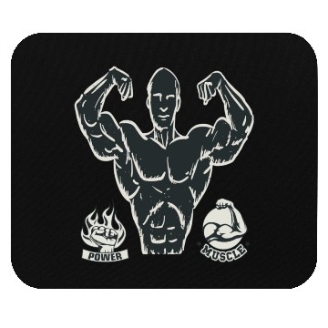 Discover workout and gym power Mouse Pads for athletic men