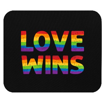 Discover Love Wins Lesbian Gay Pride Lgbt Mouse Pads
