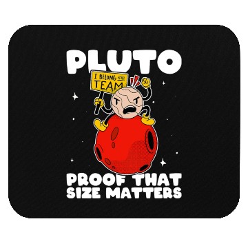 Discover Amateur Astronomy Pluto Proof That Size Matters So Mouse Pads