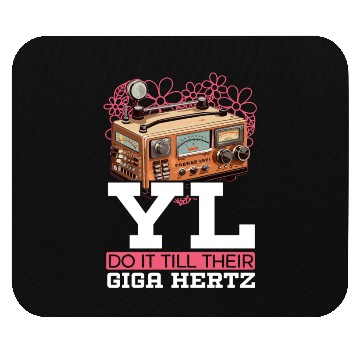 Discover Ham Radio Operator Morse Code Radioactivity Mouse Pads