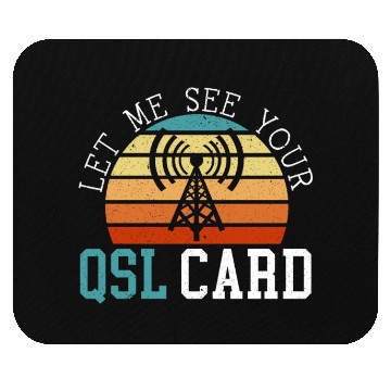 Discover Ham Radio Operator Morse Code Radioactivity Mouse Pads