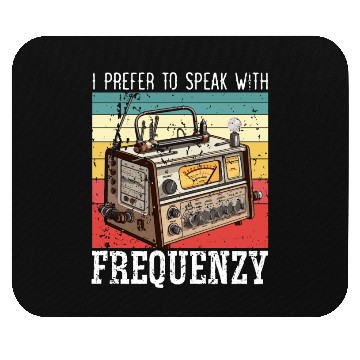 Discover Ham Radio Operator Morse Code Radioactivity Mouse Pads