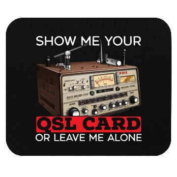 Discover Ham Radio Operator Morse Code Radioactivity Mouse Pads