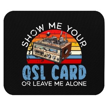 Discover Ham Radio Operator Morse Code Radioactivity Mouse Pads