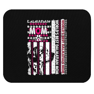 Discover World's Best Dalmatian Mom Dog Owner Mouse Pads