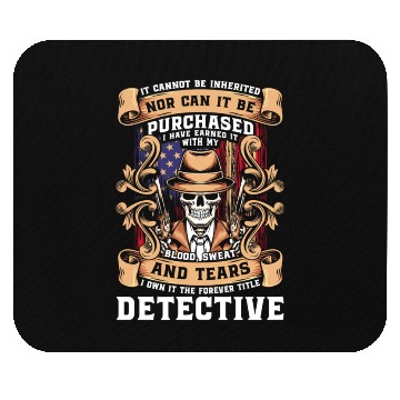 Discover Detective Trace Crime Mouse Pads