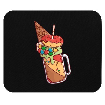 Discover Chocolate Candy Shake Mouse Pads