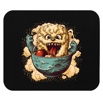Discover Ramen Monster Mouse Pads