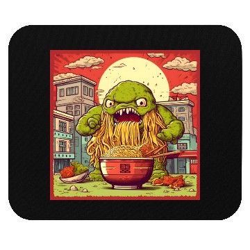 Discover Ramen Monster Mouse Pads