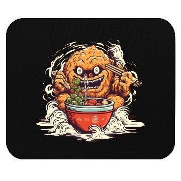 Discover Ramen Monster Mouse Pads
