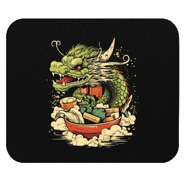 Discover Sushi Dragon Japanesse Kawaii Mouse Pads