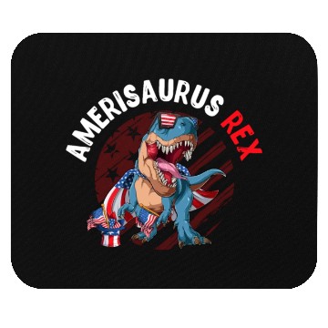 Discover Amerisaurus Rex Independence Day USA Party Mouse Pads