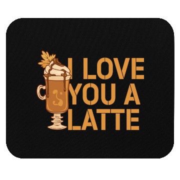 Discover I Love You A Latte Couples Romance Mouse Pads