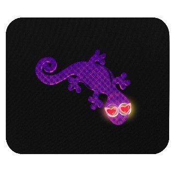 Discover Lizard in love Mouse Pads