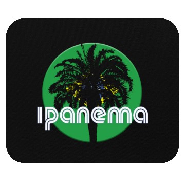 Discover Ipanema Brazil Flag Native Palm Tree Brazilian Mouse Pads