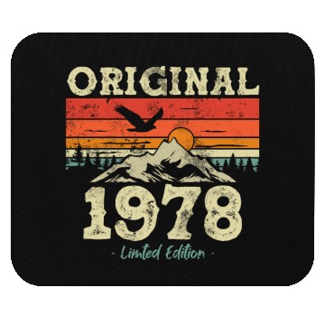 Discover Vintage and Retro 1978 Birthday Gift Mouse Pads