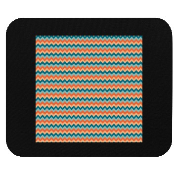 Discover Retro Orange Teal Pattern Mouse Pads