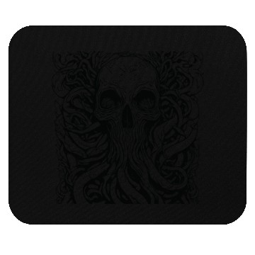 Discover skull octopus rock and roll Mouse Pads