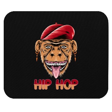 Discover Hip hop monkey head Mouse Pads