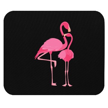 Discover Flamingo with Child Mouse Pads