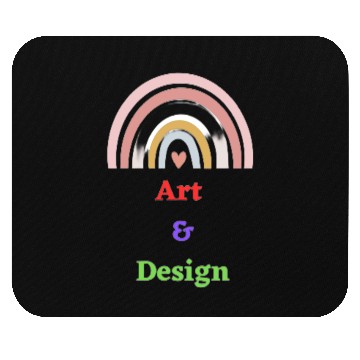Discover Red Blue Green Art Design Mouse Pads