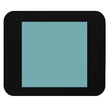 Discover Retro Teal Chevron Pattern Mouse Pads