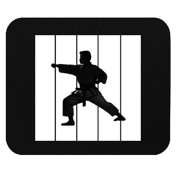 Discover Fighter MMA Karate Taekwondo Jiu Jitsu training Mouse Pads
