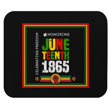 Discover Honoring JUNETEENTH 1865 Design Mouse Pads