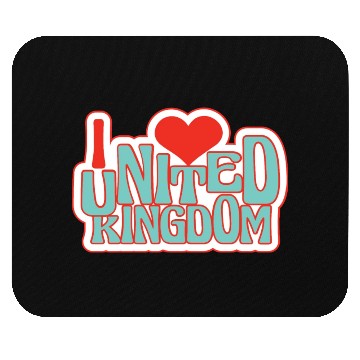 Discover United kingdom hearts Mouse Pads