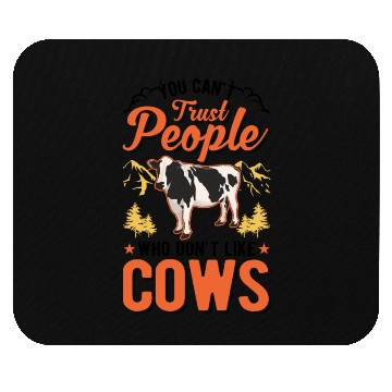 Discover Cow Gift Farmer Cattle Breeder Cows Mouse Pads